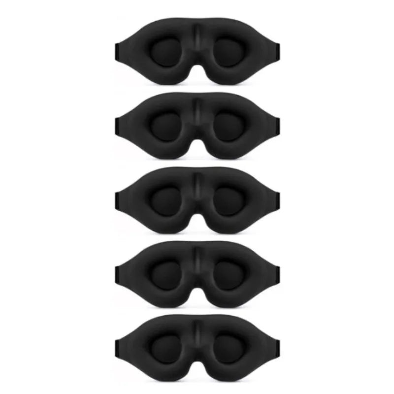 3D Sleep Mask Contoured Cup Blindfold Concave Molded Night Eye Mask Block Out Light with Women Men