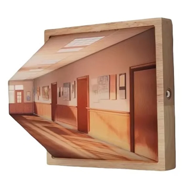 3D Stereoscopic Visual Wall Lamp Bedside Decorative Lamps Scene 3D Effect Color Changing DIY Wall Lamp-AB52