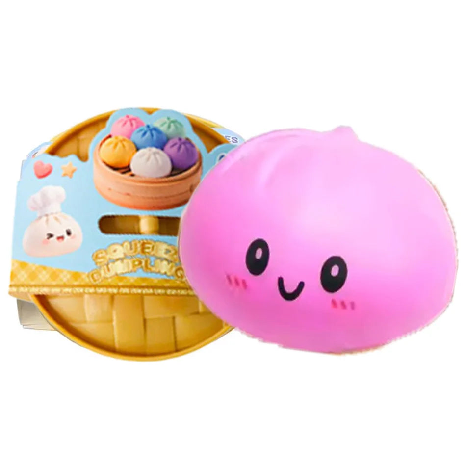 Dumpling Squishy Mysteries Dumplings Stress Relief Fidget Toys Home Office Desk Accessories Party Gift Mystery Dumpling Squishy
