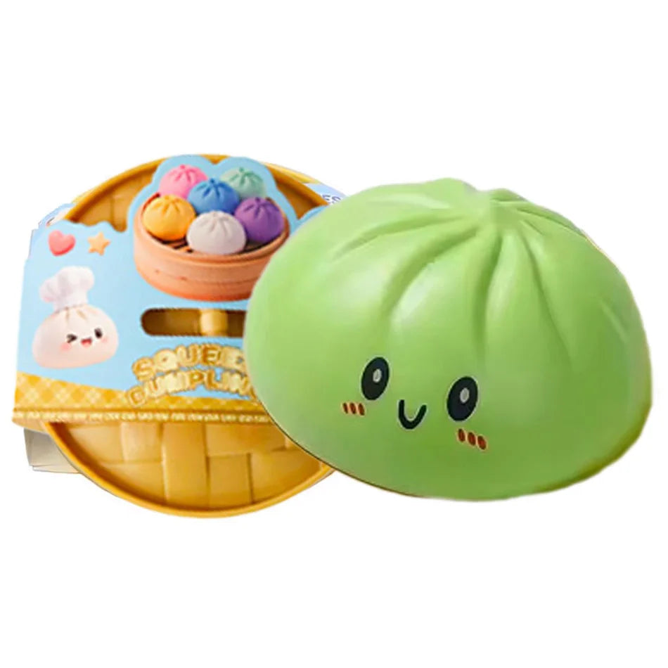 Dumpling Squishy Mysteries Dumplings Stress Relief Fidget Toys Home Office Desk Accessories Party Gift Mystery Dumpling Squishy