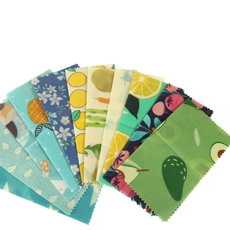 3sheets Beeswax Food Wrap Roll Reusable Beeswax Eco-Friendly Sustainable Food Storage Wrap For Sandwich Cheese Fruit Bread Snack