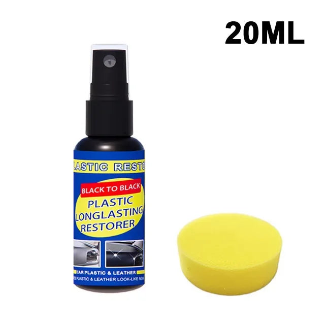 Car Plastic Restorer Back To Black Gloss Car Cleaning Products Plastic Leather Restore Auto Polish And Repair Coating Renovator