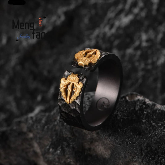 Retro Vajra Ring Couple Ring Accessories, Suitable For Both Men And Women, Adjustable Fashion Jewelry Best Selling Exquisite