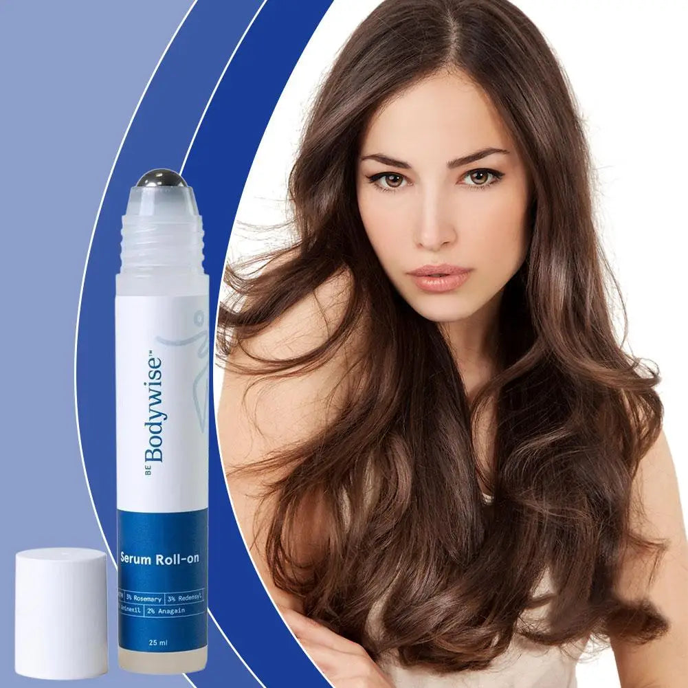 1Pc Bodywise Roll-on Ball Rosemary Hair Care Essence Long-lasting Moisturizing Nourishing Serum Strengthening Gentle Hair Care