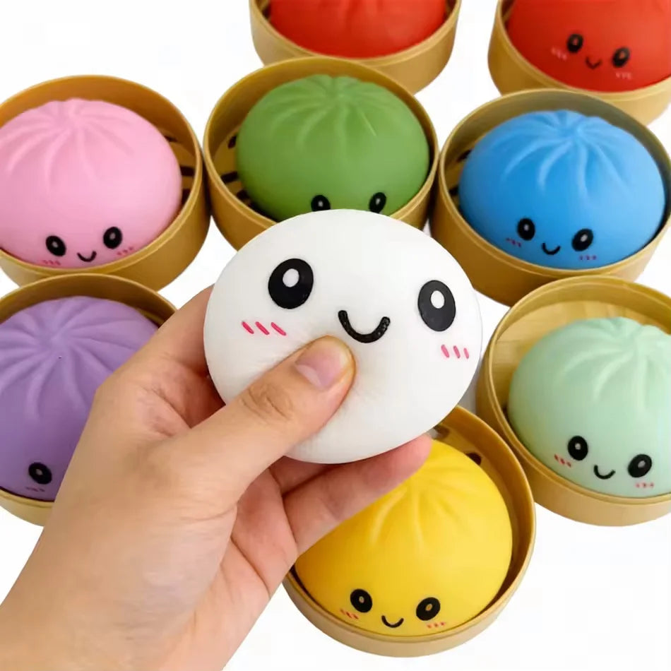 Dumpling Squishy Mysteries Dumplings Stress Relief Fidget Toys Home Office Desk Accessories Party Gift Mystery Dumpling Squishy