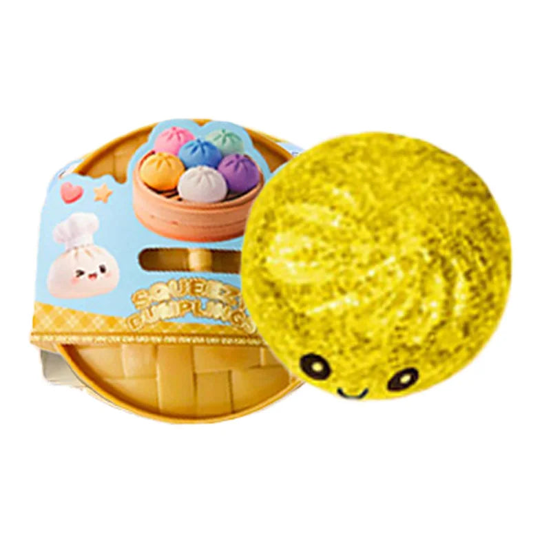 Dumpling Squishy Mysteries Dumplings Stress Relief Fidget Toys Home Office Desk Accessories Party Gift Mystery Dumpling Squishy