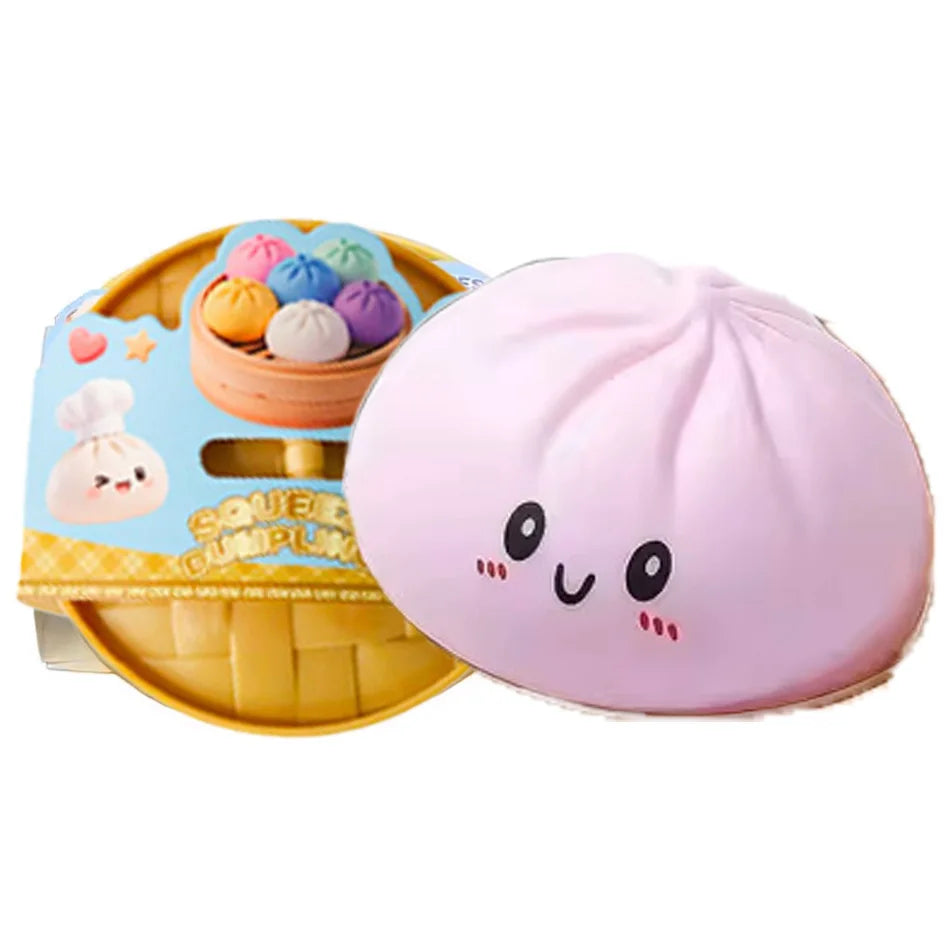 Dumpling Squishy Mysteries Dumplings Stress Relief Fidget Toys Home Office Desk Accessories Party Gift Mystery Dumpling Squishy