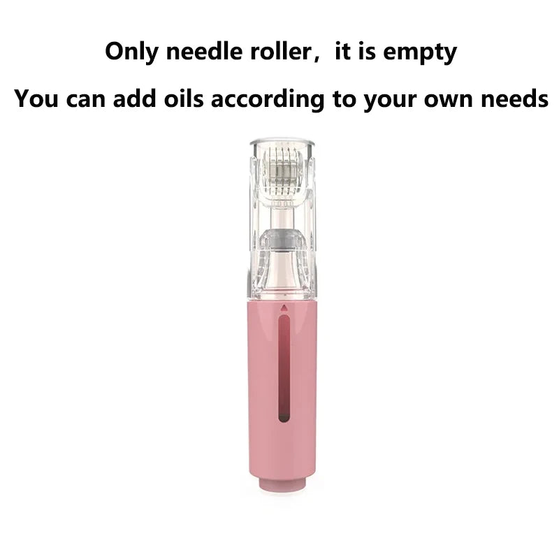 Women Facial Lip Derma Roller Professional Skincare Tools,Titanium Micro Needles Roller For Beard&Hair Growth,Serum Applicator
