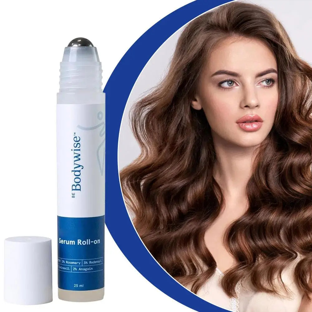 1Pc Bodywise Roll-on Ball Rosemary Hair Care Essence Long-lasting Moisturizing Nourishing Serum Strengthening Gentle Hair Care
