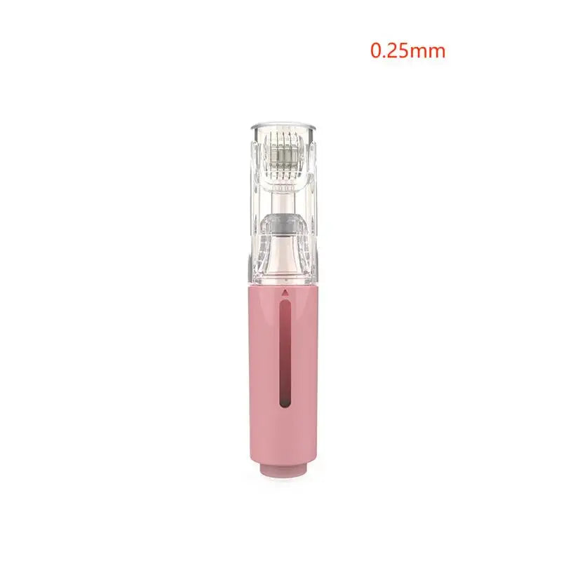 Women Facial Lip Derma Roller Professional Skincare Tools,Titanium Micro Needles Roller For Beard&Hair Growth,Serum Applicator
