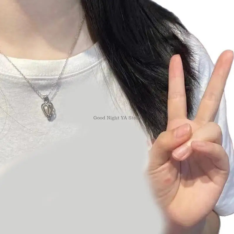 Pack of 1 Novel Opening Experience Necklace with Can Design Pearls Pendant Included