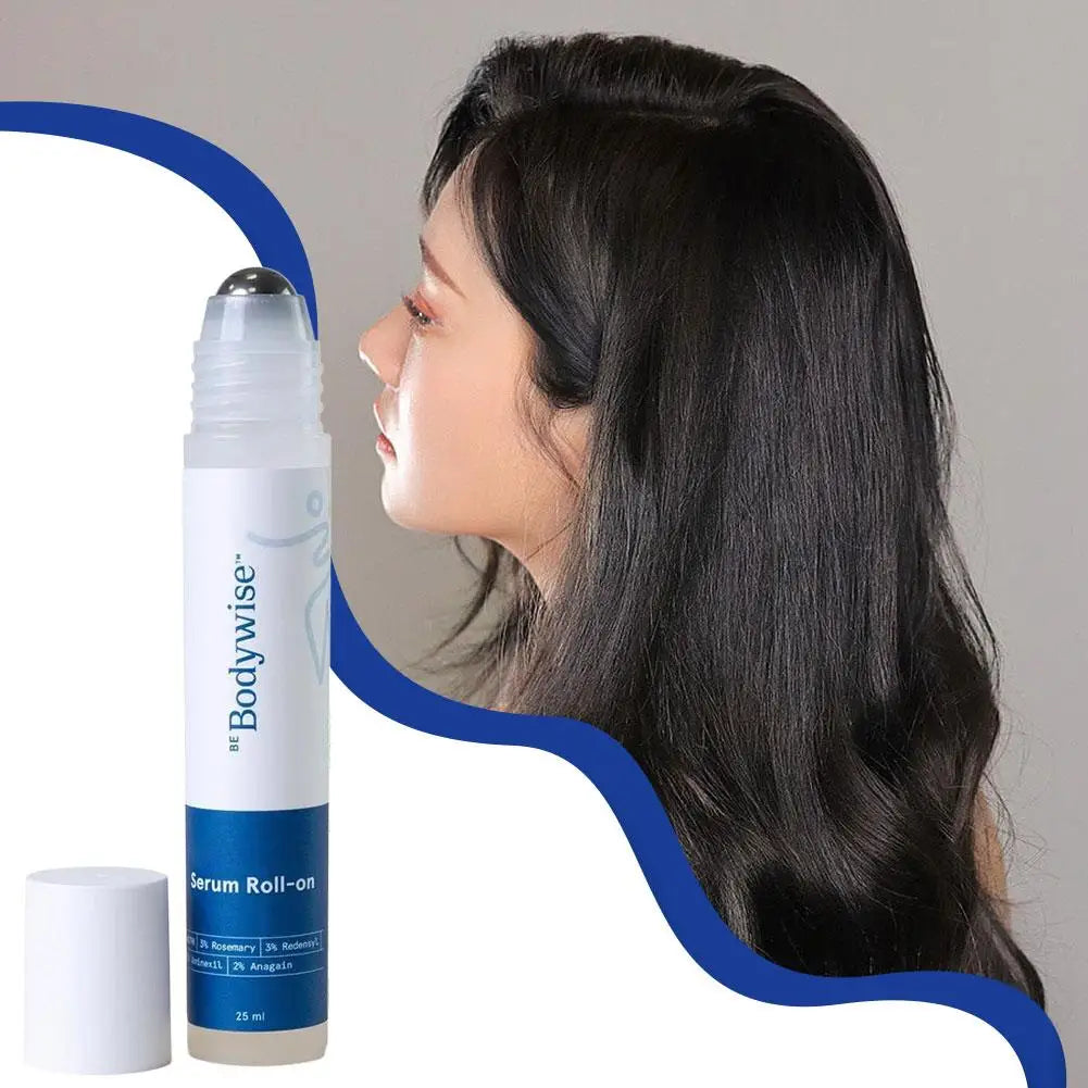 1Pc Bodywise Roll-on Ball Rosemary Hair Care Essence Long-lasting Moisturizing Nourishing Serum Strengthening Gentle Hair Care