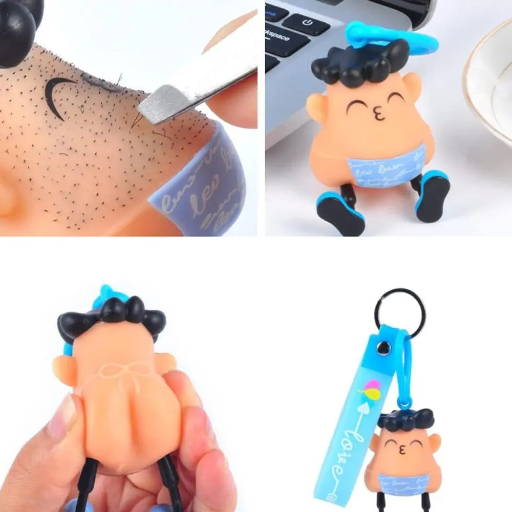 New Pimple Anti Stress Toy Pull Beard Blackhead Toy Twelve Constellations Funy Fidget Toys Polyester Fiber Novelty Plucking Toys