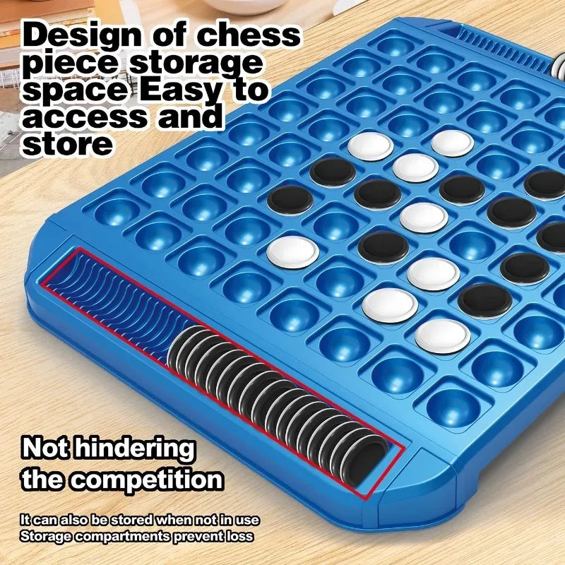Dual-Side Flip Board Strategy Game for 2 Players Logic Training Educat for 2 Players Logic Training Educational Brain Teaser Toy