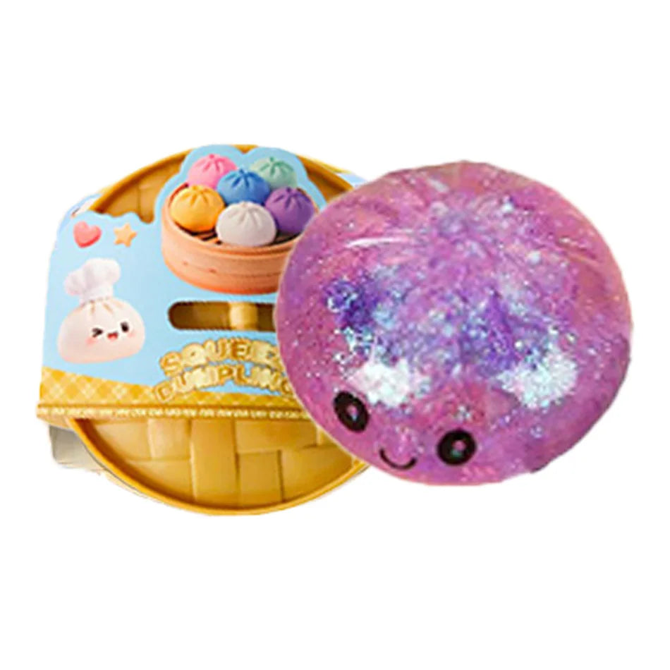 Dumpling Squishy Mysteries Dumplings Stress Relief Fidget Toys Home Office Desk Accessories Party Gift Mystery Dumpling Squishy